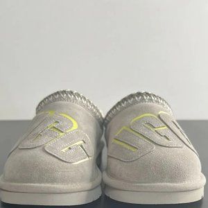 NWOB UGG Men Unisex Tasman Graphic Shadow Slippers Gray Size 7